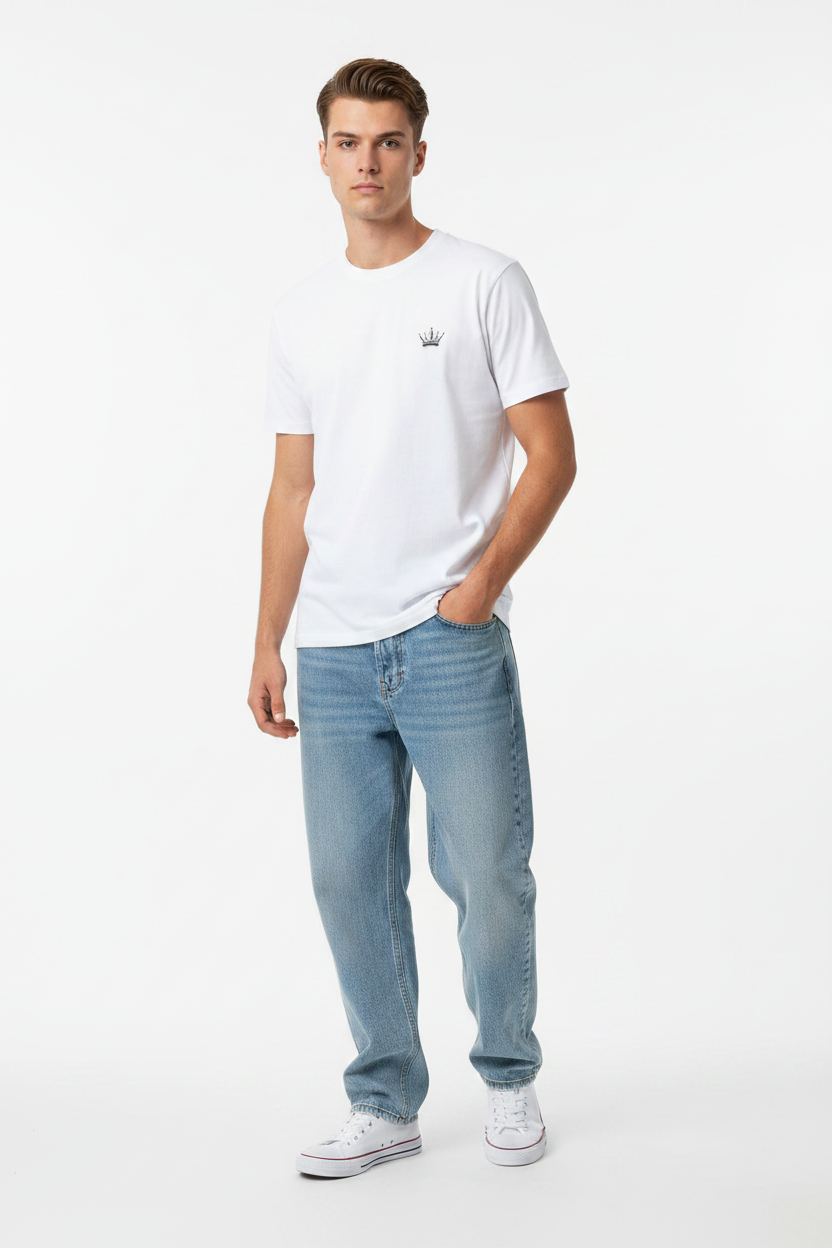 Crew Neck T-Shirt – Soft 100% Cotton, Everyday Comfort