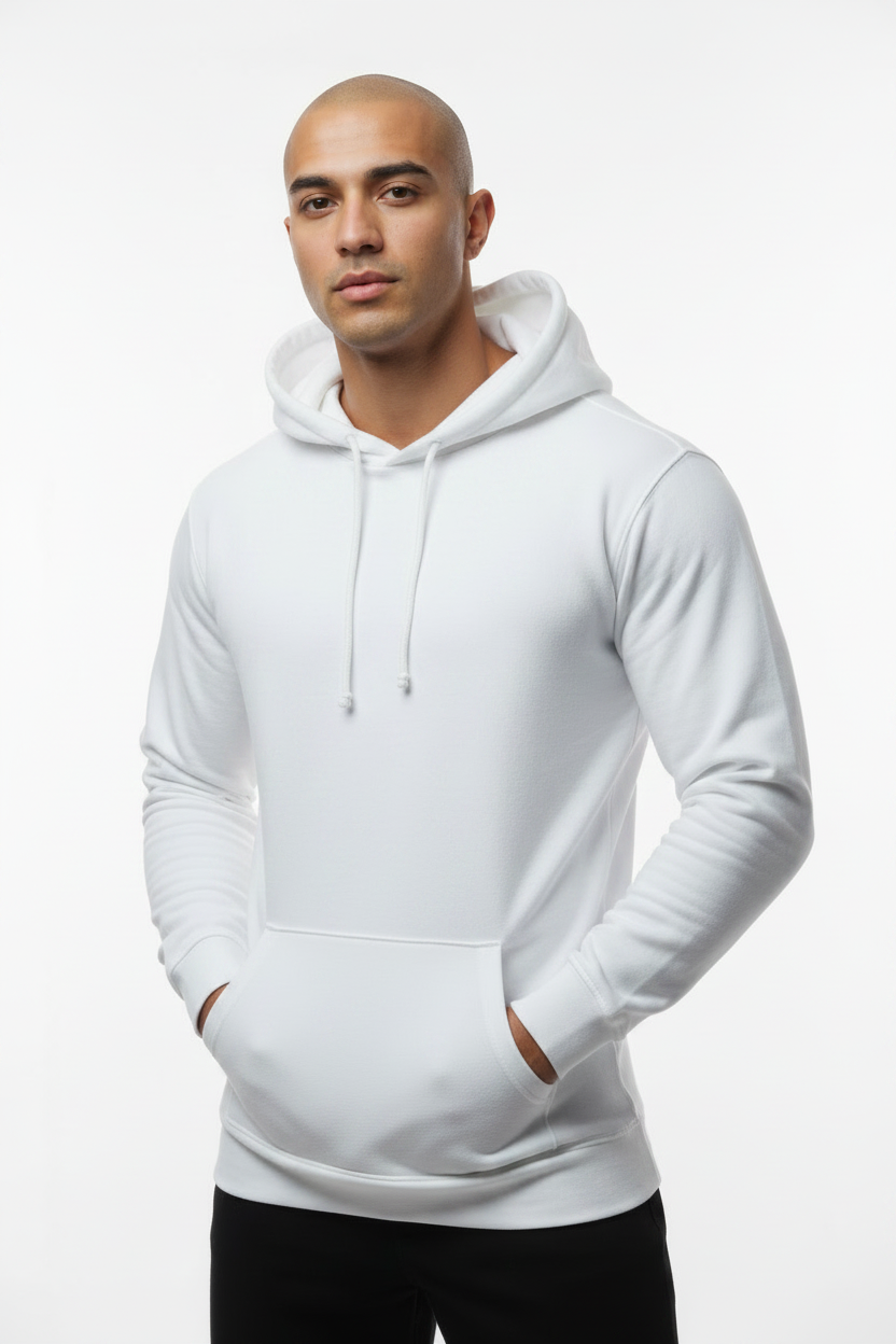 KVastrika Unisex Hoodie – 300 GSM Brushed Fleece, Regular Fit